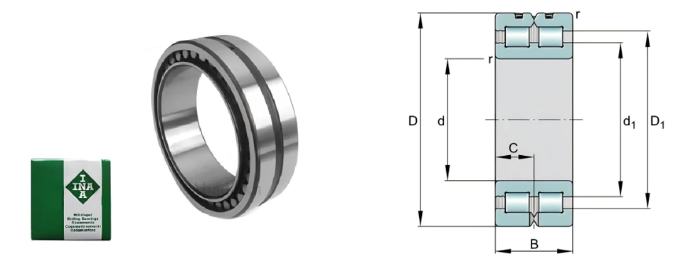 Available SL185060-TB Double Row Full Complement Cylindrical Roller Bearing